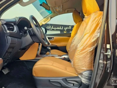 2025 Toyota Fortuner 2.7L V4 PETROL FULL OPTION GCC Specs Brown Tan