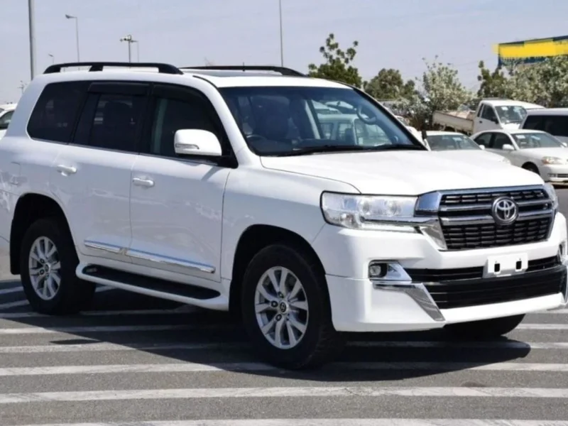 2017 Toyota Land Cruiser 4.5 litre 8 Cylinder Engine RHD White Grey