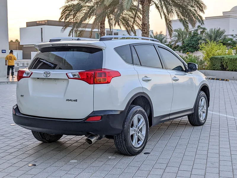 2014 Toyota Rav 4 EX 4 Cylinders Engine Petrol White Beige SUV