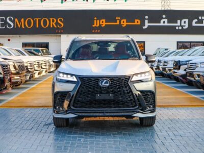 Lexus LX 600 F-Sport 3.5L 2025 Lexus LX 600 F-Sport Silver Red GCC Specs
