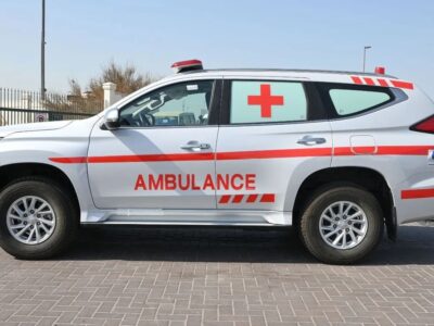 2023 Mitsubishi Pajero MITSUBISHI PAJERO SPORT 2.5L AMBULANCE 4WD A/T White Black