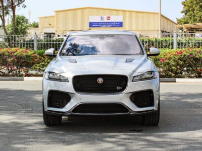Jaguar F Pace SVR 5.0L Engine 2019 Jaguar F-Pace SVR Silver White