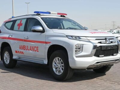 2023 Mitsubishi Pajero MITSUBISHI PAJERO SPORT 2.5L AMBULANCE 4WD A/T White Black