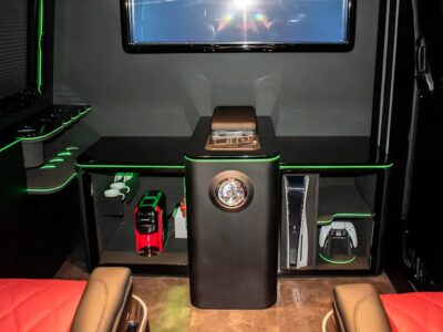 2025 Toyota Hiace GLS VIP Van 4 Cylinder Engine GCC Specs Black Red