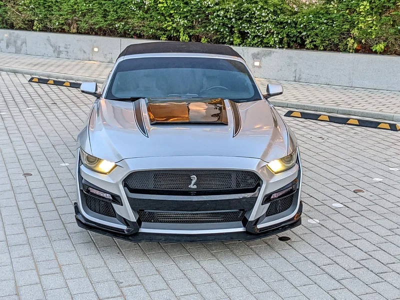 2016 Ford Mustang Ecoboost Immaculate Condition with Shelby Body Kit Silver Black