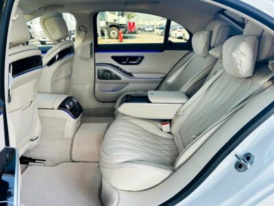 2025 Mercedes-Benz S-Class S 63 4Matic Plus E Performance White Beige