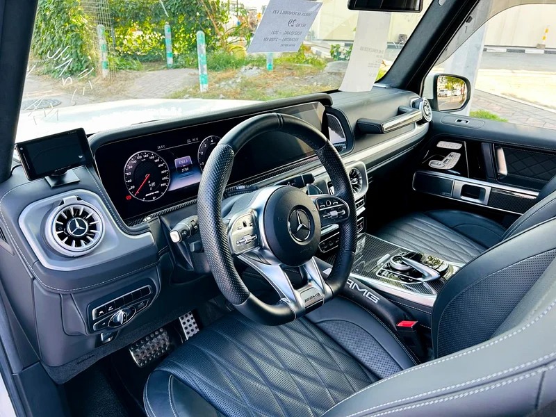 2021 Mercedes-Benz G-Class G 63 AMG Neat and Clean Car White Black