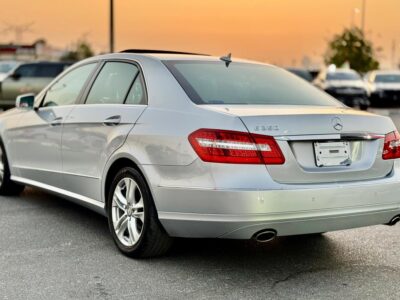 2009 Mercedes-Benz E 350 3.5 Liters V6 Engine Silver Black