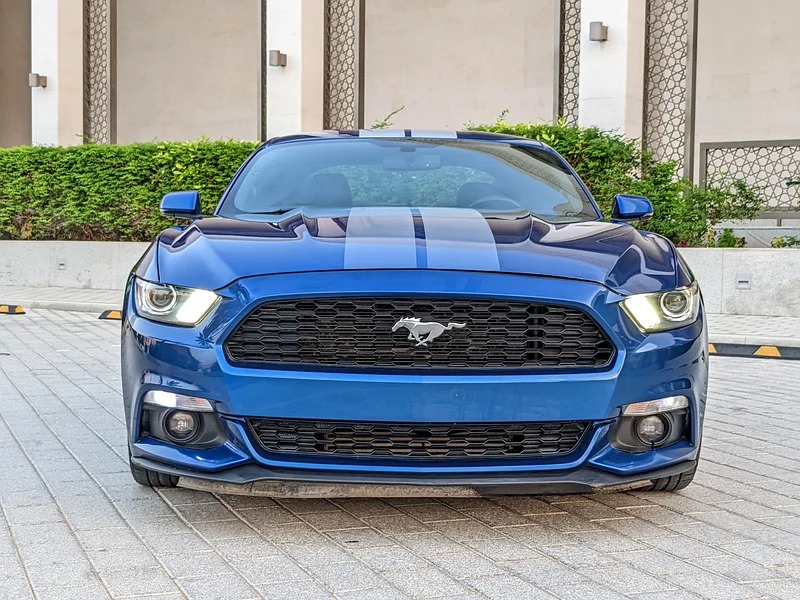 2017 Ford Mustang Ecoboost Premium Immaculate Condition Blue Black