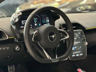 2023 McLaren Artura V6 3.0 Twin Electrically Actuated Turbochargers Silver White