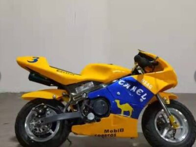 Pocket bike 49CC Ninja, 2 Stroke Engine safety switch Pull start Red