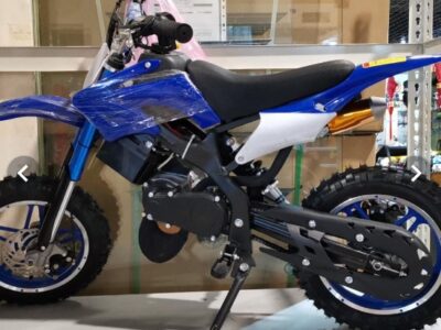 Mini dirt bike 49CC Electric start and pull start 2 stroke engine single cylinder Red