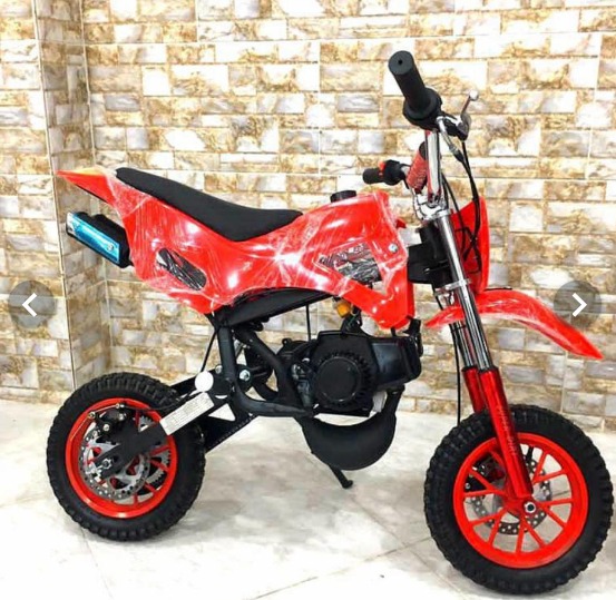 Mini dirt bike 49CC Pull start 2 Stroke Engine Single Cylinder Blue