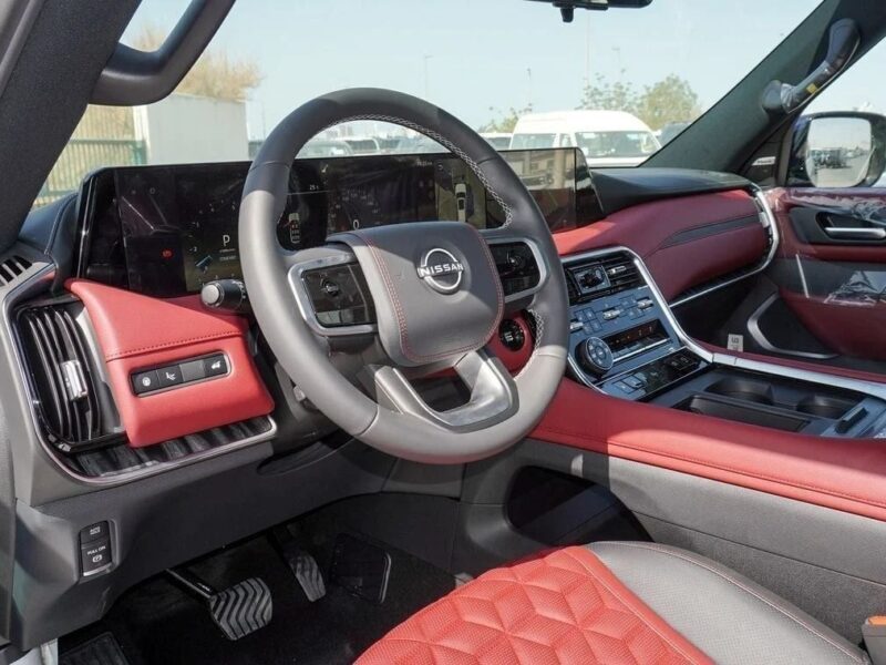 2026 Nissan Patrol PLATINUM V6 Engine Blue Red GCC Specs