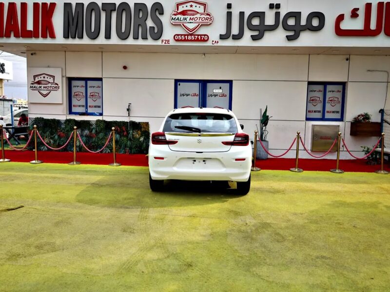 2024 Suzuki Baleno GLX 4 Cylinder Engine GCC Specs White Black