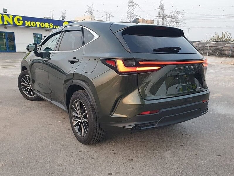 2023 Lexus NX 250 2.5 CC PETROL RHD Green Tan GCC Specs