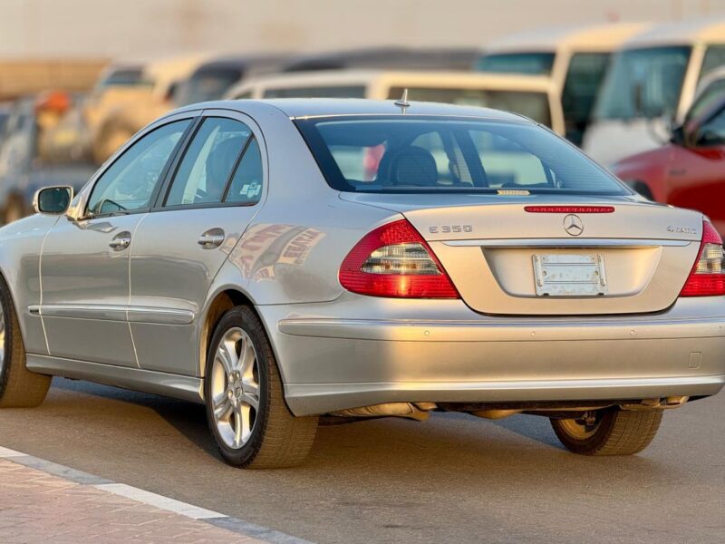 2007 Mercedes-Benz E 350 3.5-liter V6 Engine Silver Black