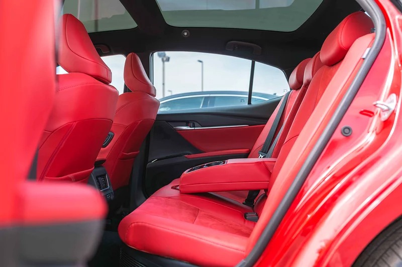 2024 Toyota Camry S Plus Hybrid 2.0 4 Cylinder Engine FWD Red