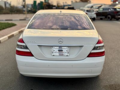 2007 Mercedes-Benz S 550 5.5-liter 8 Cylinder V8 Engine White Beige