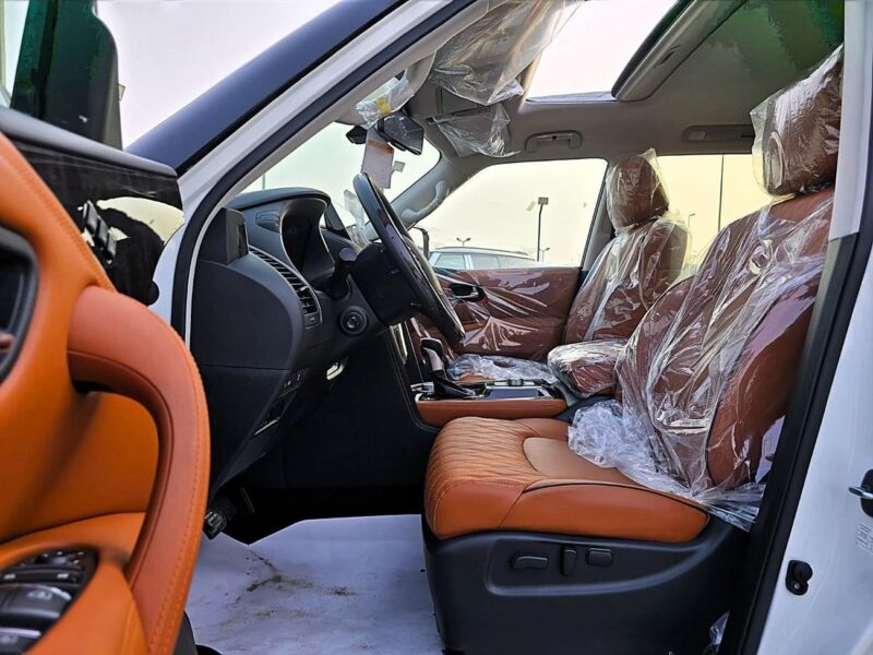 Nissan Patrol Nissan Patrol Platinum V8 5.7l Petrol 2024 White Tan