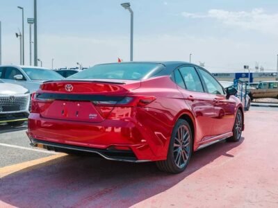 2024 Toyota Camry S Plus Hybrid 2.0 4 Cylinder Engine FWD Red
