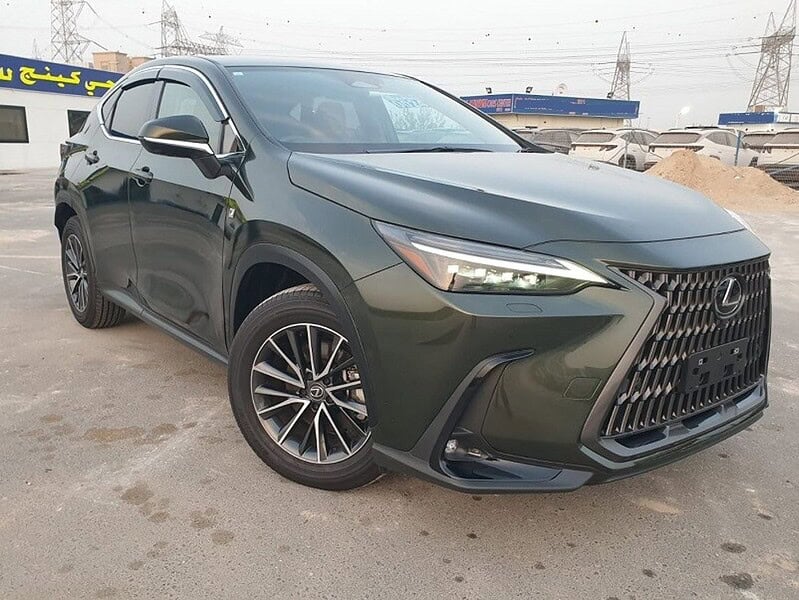 2023 Lexus NX 250 2.5 CC PETROL RHD Green Tan GCC Specs