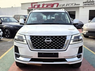 Nissan Patrol Nissan Patrol Platinum V8 5.7l Petrol 2024 White Tan