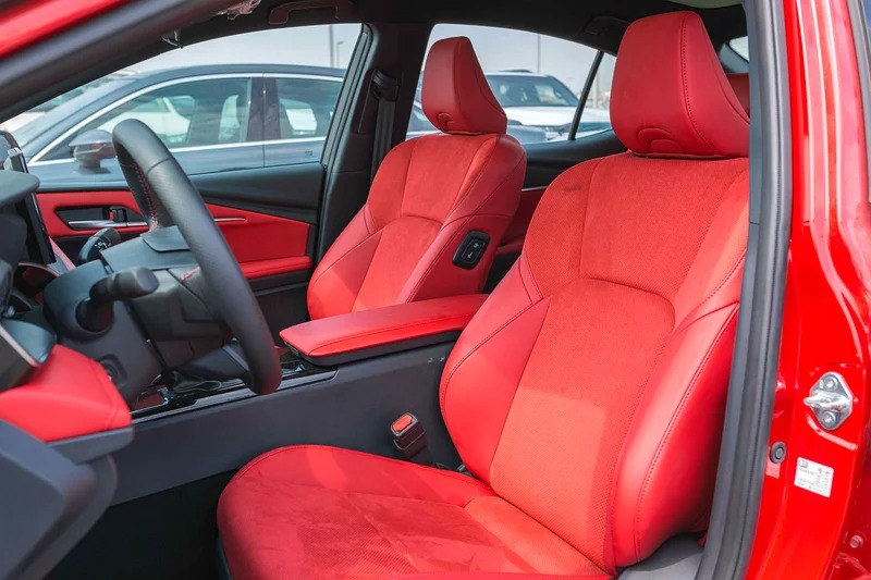 2024 Toyota Camry S Plus Hybrid 2.0 4 Cylinder Engine FWD Red