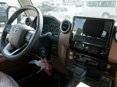 2025 Toyota Land Cruiser LX V6 Engine Petrol GCC White Brown