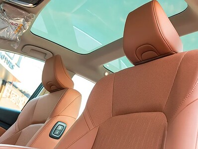 2024 Toyota Camry GLX Hybrid Sedan White Tan