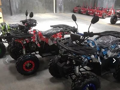 Digital ATV 135CC single cylinder 4-stroke air cooled 55km/h Red