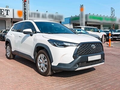 2023 Toyota Corolla Cross XL 4 Cylinder Economic Engine White Brown