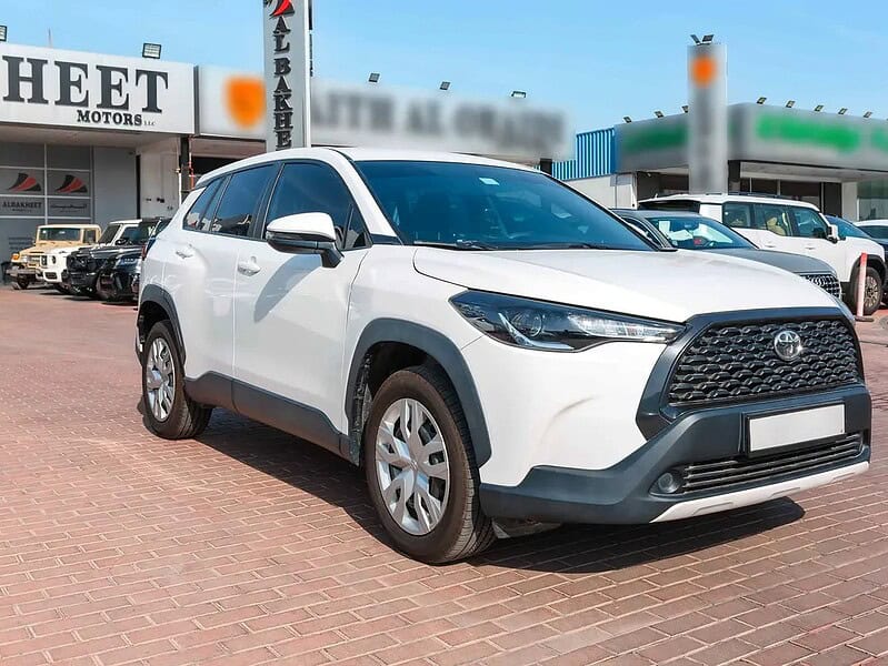 2023 Toyota Corolla Cross XL 4 Cylinder Economic Engine White Brown