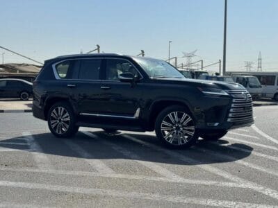 2025 Lexus LX 600 3.5 litre Petrol Black Tan GCC Specs
