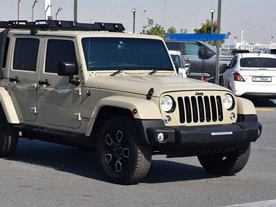 2018 Jeep Wrangler 3.6 litre 6 Cylinder Engine Petrol Beige Black
