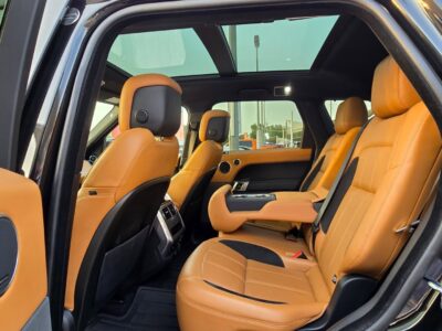 2019 Land Rover Range Rover Sport V8 Supercharged 5.0 litres V8 Engine Black Tan