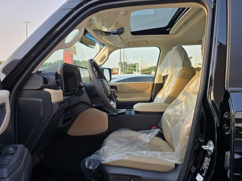2024 Toyota Land Cruiser Prado 2.4 litres 4 cylinders Engine Black Beige