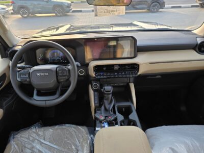 2024 Toyota Land Cruiser Prado 2.4 litres 4 cylinders Engine Black Beige