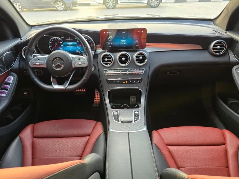 2021 Mercedes-Benz GLC 200 2.0-litre turbocharged4 Engine Black Red