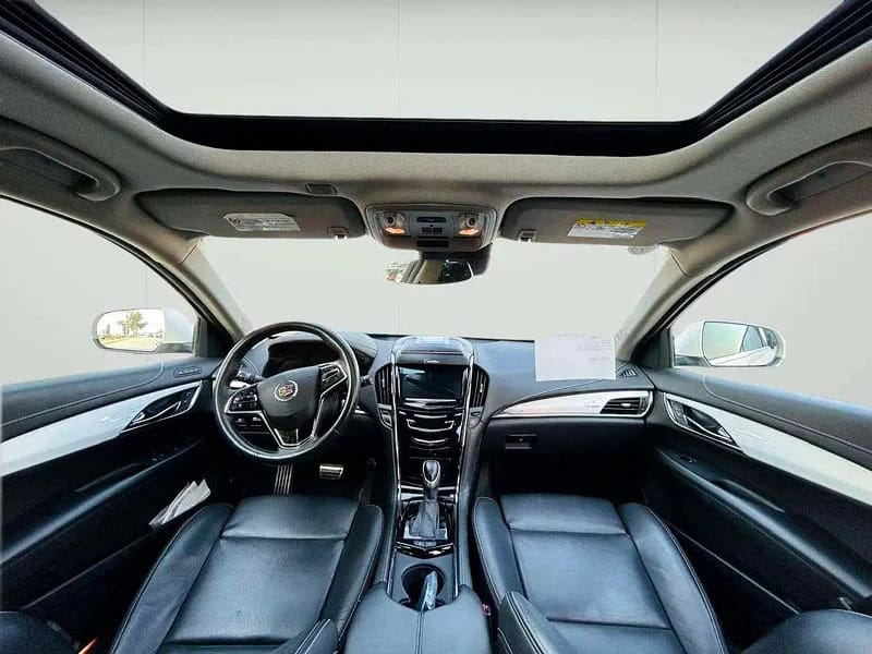 2014 Cadillac ATS 2.0T Premium Luxury CLEAN CAR White Black Sedan