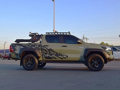 2021 Toyota Hilux S GLX 2.8L 4 Cylinder Engine AWD AT Diesel Green Black