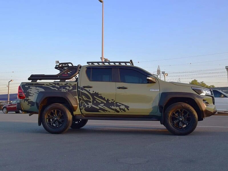 2021 Toyota Hilux S GLX 2.8L 4 Cylinder Engine AWD AT Diesel Green Black