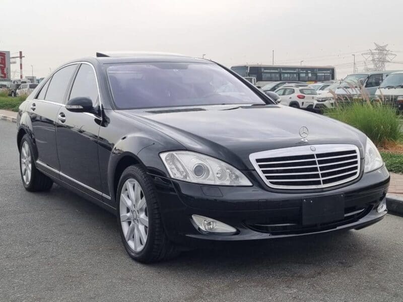 2007 BLACK Mercedes-Benz S 550 5.5 Liters 8 Cylinders V8 Engine