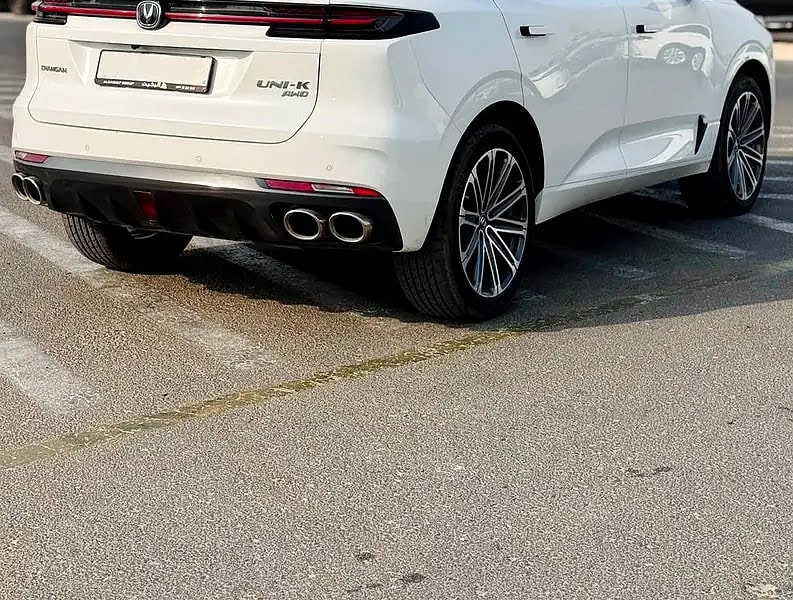 2025 Changan UNI-K Platinum 2.0L Turbo AWD Petrol White Tan