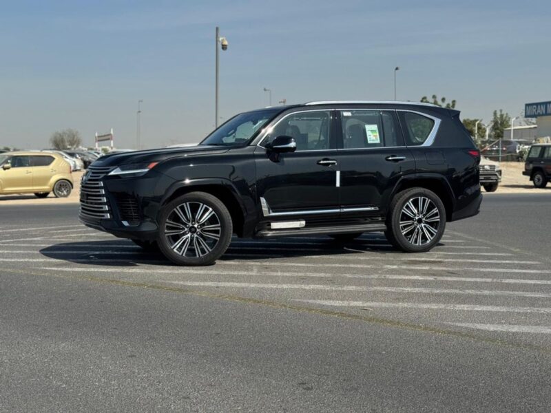 2025 Lexus LX 600 3.5 litre Petrol Black Tan GCC Specs