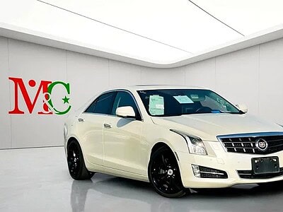 2014 Cadillac ATS 2.0T Premium Luxury CLEAN CAR White Black Sedan