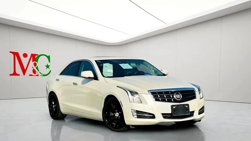 2014 Cadillac ATS 2.0T Premium Luxury CLEAN CAR White Black Sedan