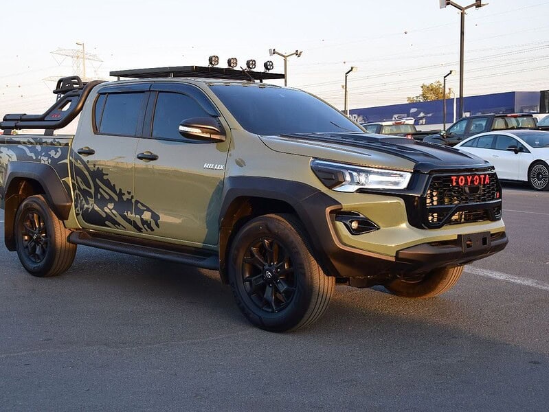 2021 Toyota Hilux S GLX 2.8L 4 Cylinder Engine AWD AT Diesel Green Black