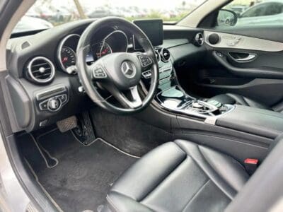 2017 Mercedes-Benz C 200 Turbocharged 16-valve Inline 4-cylinder Silver Black