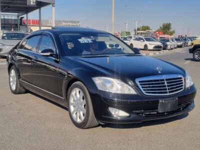 2007 Mercedes-Benz S 550 5.5 Liters 8 Cylinders BLACK